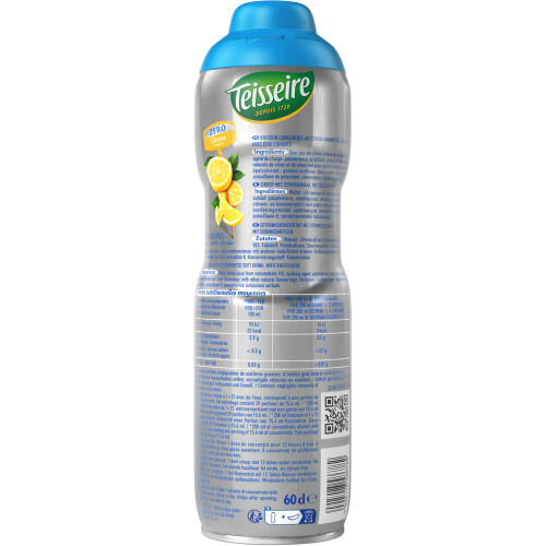 Teisseire Zero Lemon 600ml 2