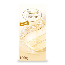 Lindt LINDOR White Chocolate Bar 100 G The Perfect Treat Chocolate With