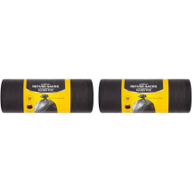 Polylina 20 Refuse Sacks Flush Toop 75L Pack of 2