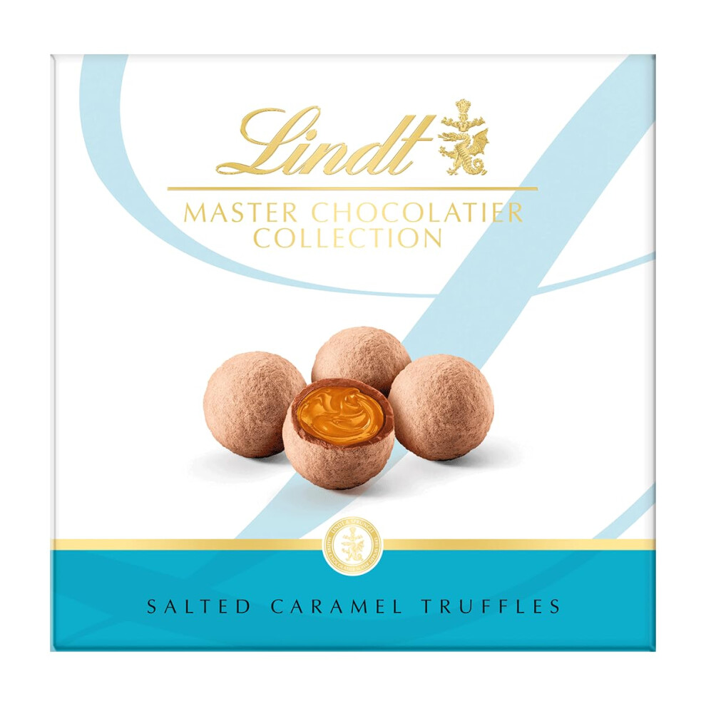 Lindt Master Chocolatier Salted Caramel Truffles – 135G – 9 Assorted Milk C