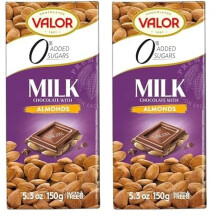 Chocolatina Chocolate Con Leche Y Almendras Sin Azucares Valor 150gpackage