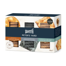 Peters Yard Sourdough Crackers Selection Box for Cheese 3 Varieties Great G