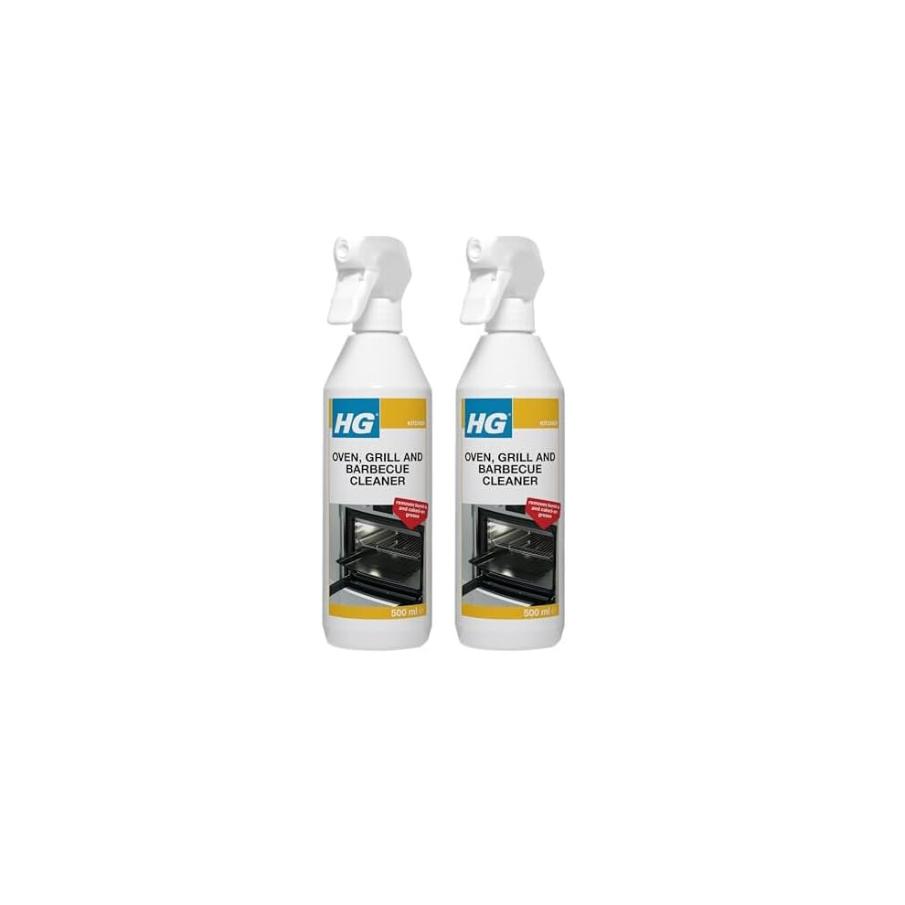 Hg Oven Grill And Barbecue Cleaner 05L Pack Of 2