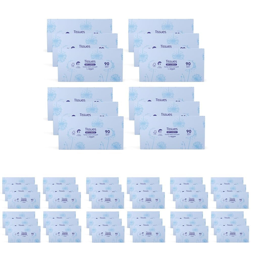 By Amazon 3Ply Facial Tissues 1080 Count 48 Packs Of 90 Previously Presto