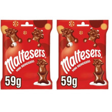 Maltesers Reindeer Chocolate Christmas Small Sharing 59g Pack of 2