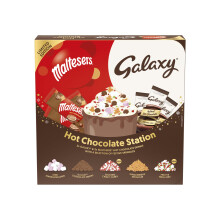 Maltesers  Galaxy Hot Chocolate Station  Xmas Chocolate Gift Set Featuring
