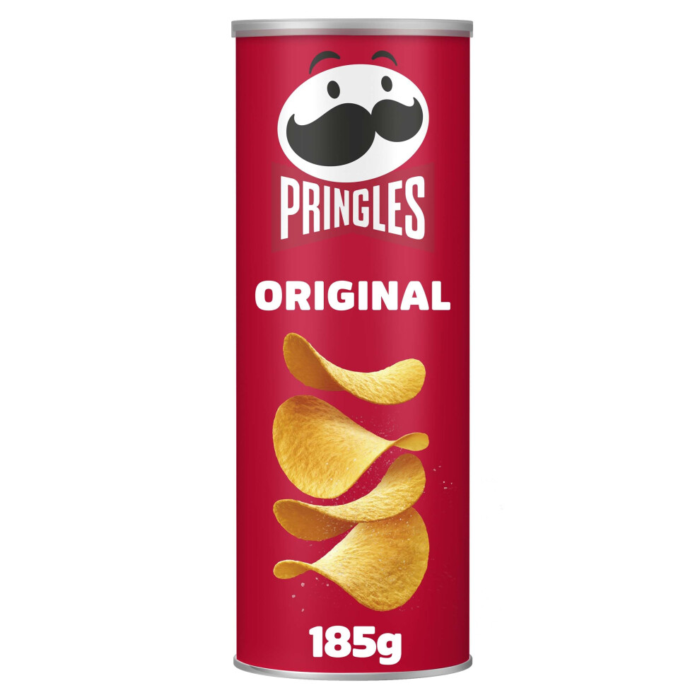 Pringles Original Sharing Crisps 185G Pack Of 6