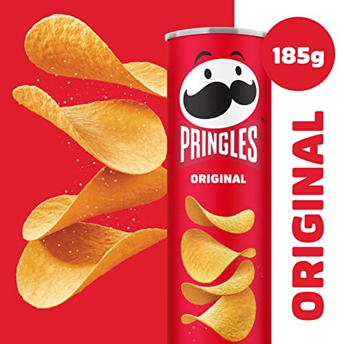 Pringles Pringles Original Sharing Crisps 185g Pack of 6 2