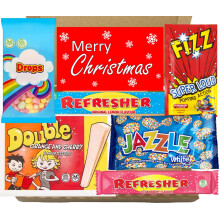 Christmas Sweets Retro Sweets Gift Box – Christmas Stocking Fillers for Kid