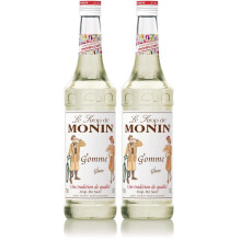 MONIN Premium Gum Syrup 700ml for Cocktails and Mocktails VeganFriendly All