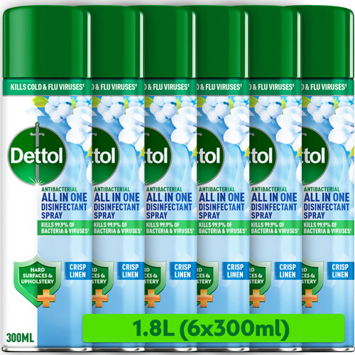 Dettol Dettol, Antibacterial All In One Disinfectant Spray,