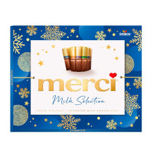 Merci Finest Milk Chocolate Box 4 Flavour Varieties GlutenFree Classic Milk