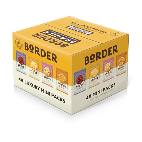 Border Border Multipack Biscuits  Individually Wrapped  Treat Customers Guests or 1