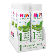 HiPP Organic 1 First Milk Ready To Feed 200ml pack of 6