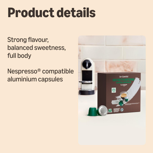 by Amazon Ristretto Intenso Plastic Coffee Capsules Nespresso Compatible Da 1