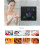 Wall Clock Waterproof Bathroom Digital Shower Clock With 12/24 Hour Display Easy Read White 2