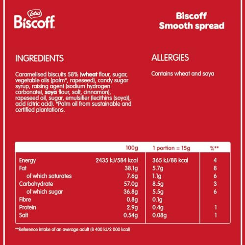 Biscoff - Sweet spread - Smooth - 1