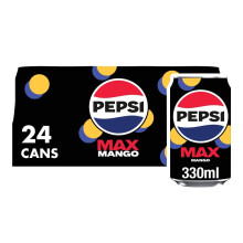 Pepsi Max Mango 330ml Pack of 24