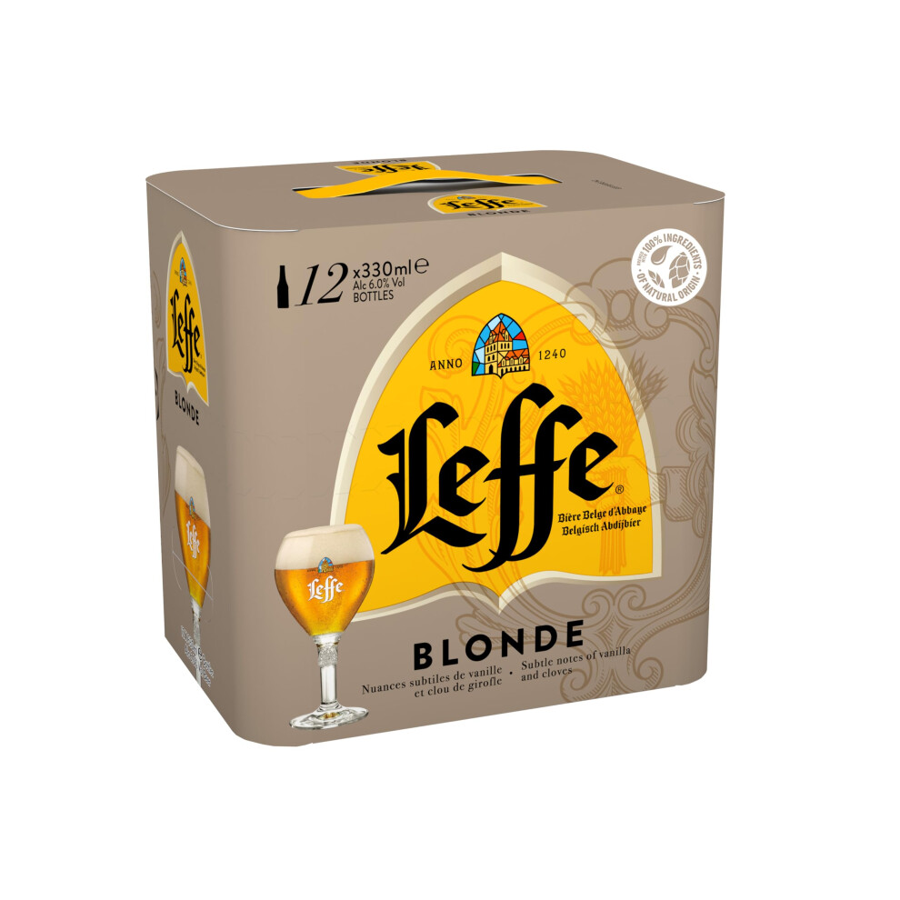 Leffe Blonde Belgium Abbey Beer 12 X