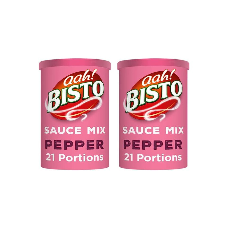 Bisto Deliciously Creamy Pepper Sauce Mix 185 G Drum Pack Of 2