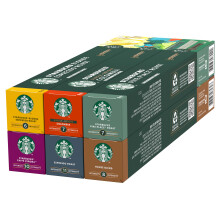 STARBUCKS Discovery Variety Pack by Nespresso All Roast Types Coffee Capsul