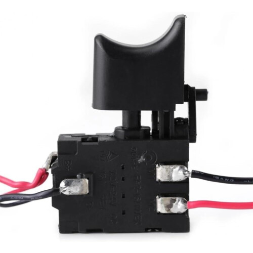 Cordless Drill Trigger Switch with Speed Control and LED Light, 16A 7.2V24V Replacement 1