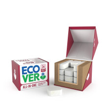 Ecover AllinOne Dishwasher Tablets Contains Salt  Rinse Aid Power Cleaning