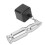 Pool Cue Tip Tool 4 in 1 Chalk Holder & Pricker Silver/Black for Billiards 12