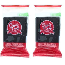 Create A Cake Ready To Roll Icing  Black Fondant Icing  Palm Free Sugar Pas