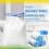 AOSULI Bin Liners 4550L White Bin Bags with Tie Handle Drawstring Rubbish B 6