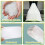 AOSULI Bin Liners 4550L White Bin Bags with Tie Handle Drawstring Rubbish B 7