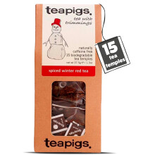 teapigs Spiced Winter Red Tea  CaffeineFree Rooibos Tea Bags with Cinnamon
