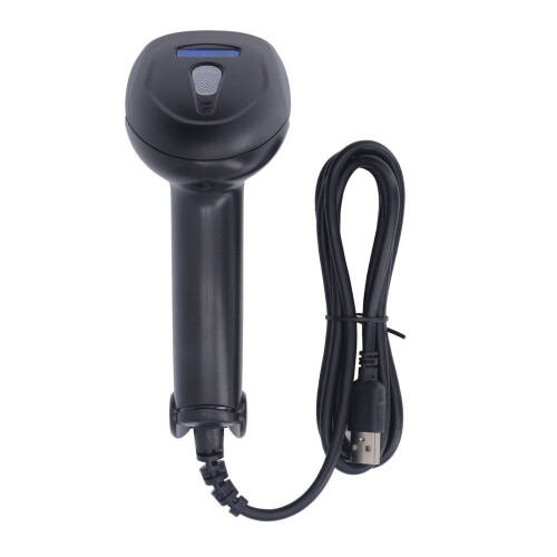 Kabelloser USB 1D/2D Barcode-Scanner Handgerät für Einzelhandel und Bibliotheksgebrauch 2