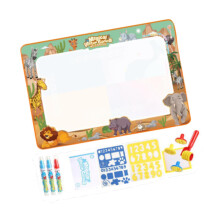 Water drawing mat, water painting carpet, kids doodle learning mat, doodle board for toddlers, African animals