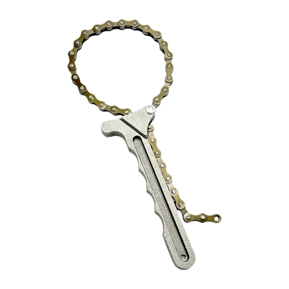 Chain Wrench Adjustable Extension Handle For Efficient Oil Filter Removal Heavy Duty Alloy Steel 9189345122750