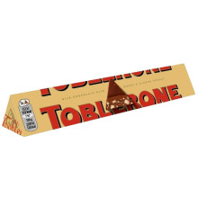 Toblerone Milk Chocolate Bar Smooth Milk Chocolate with Honey and Almond No