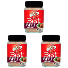 Bisto Best Beef Gravy Granules Made with Real Meat Juice 230 g Jar Pack of