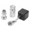 Pool Cue Tip Tool 4 in 1 Chalk Holder & Pricker Silver/Black for Billiards 2
