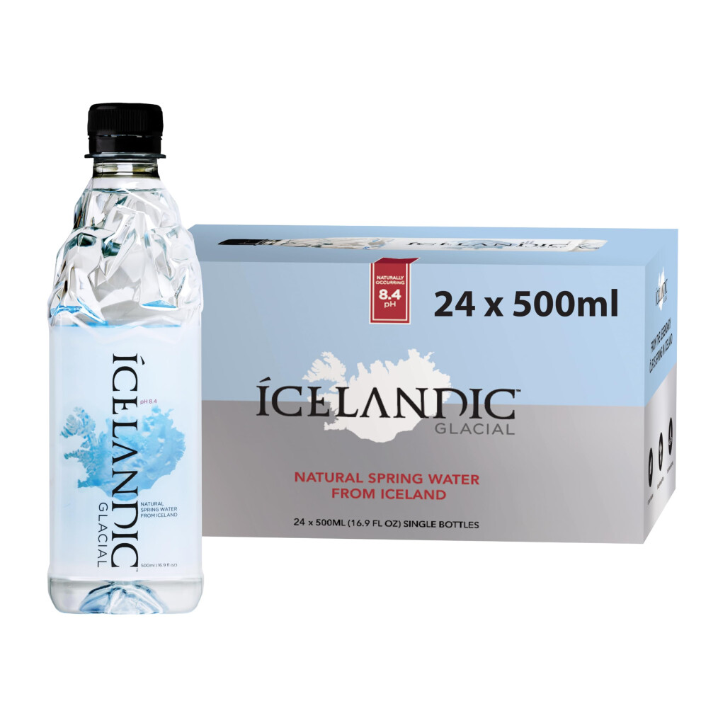 Icelandic Glacial Premium Still Water 500Ml Recycled Pet Bottles X 24 Per P