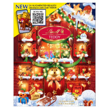 Lindt Teddy Milk Chocolate AR Advent Calendar 2025 – Large 250g – 24 Bear
