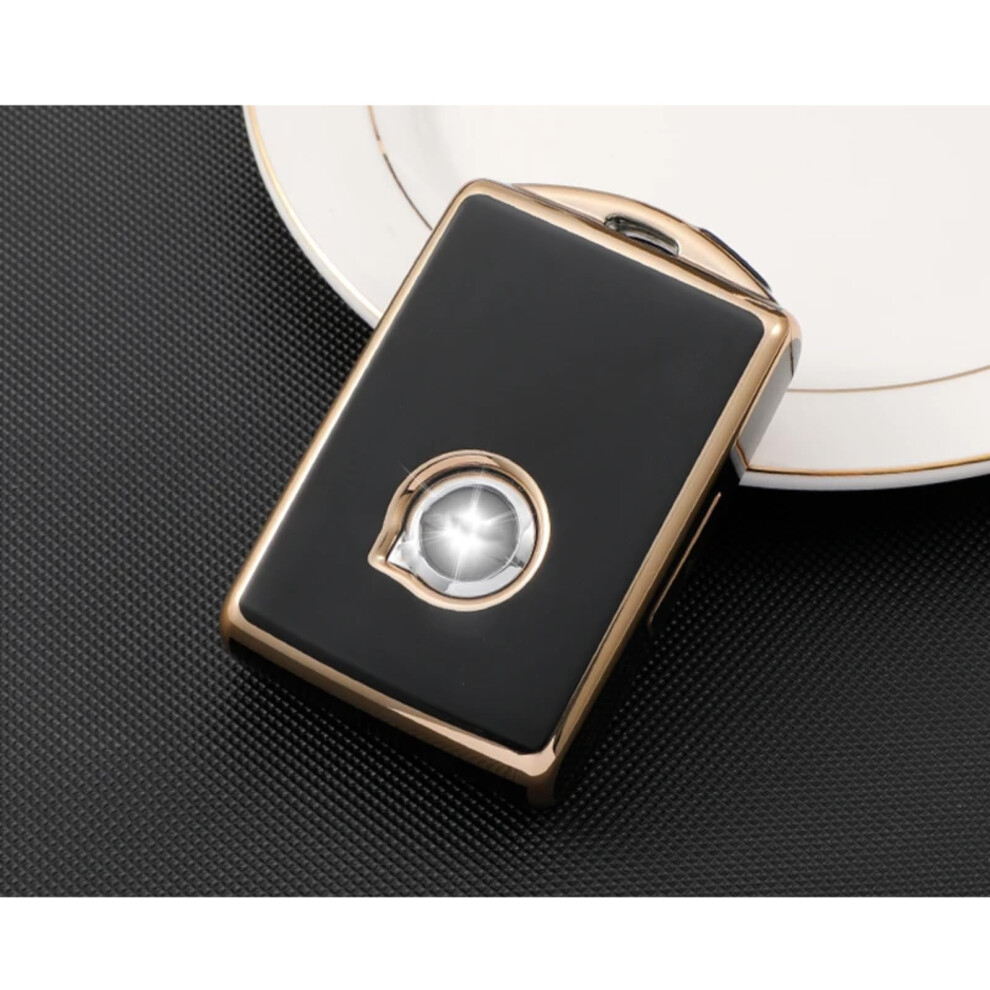 Key Fob Cover Tpu Protector For Volvo S60 S90 Xc40 Xc60 Xc90 V60 T5 T6 T8 Polestar Black 9412369295231
