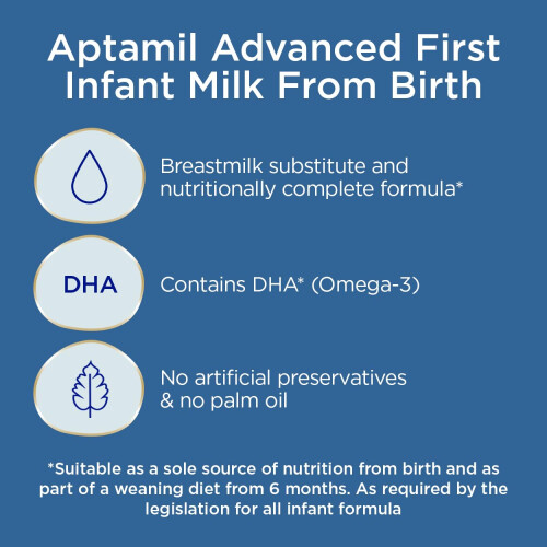 Aptamil Aptamil Advanced 1 First Infant Baby Milk Ready to Use Liquid Formula from 1