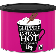 Clipper Instant Hot Chocolate 1kg Hot Chocolate Powder Bulk Buy Tub for H