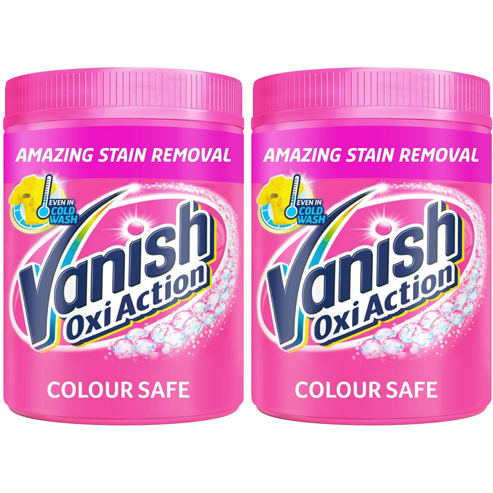 Vanish Oxi Action Colour Safe Powder Chlorine Free Fabric Stain Remover 470