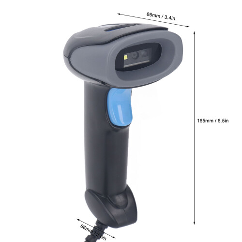 Kabelloser USB 1D/2D Barcode-Scanner Handgerät für Einzelhandel und Bibliotheksgebrauch 1