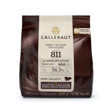 Callebaut Finest Belgian Dark Chocolate Brown 400 g