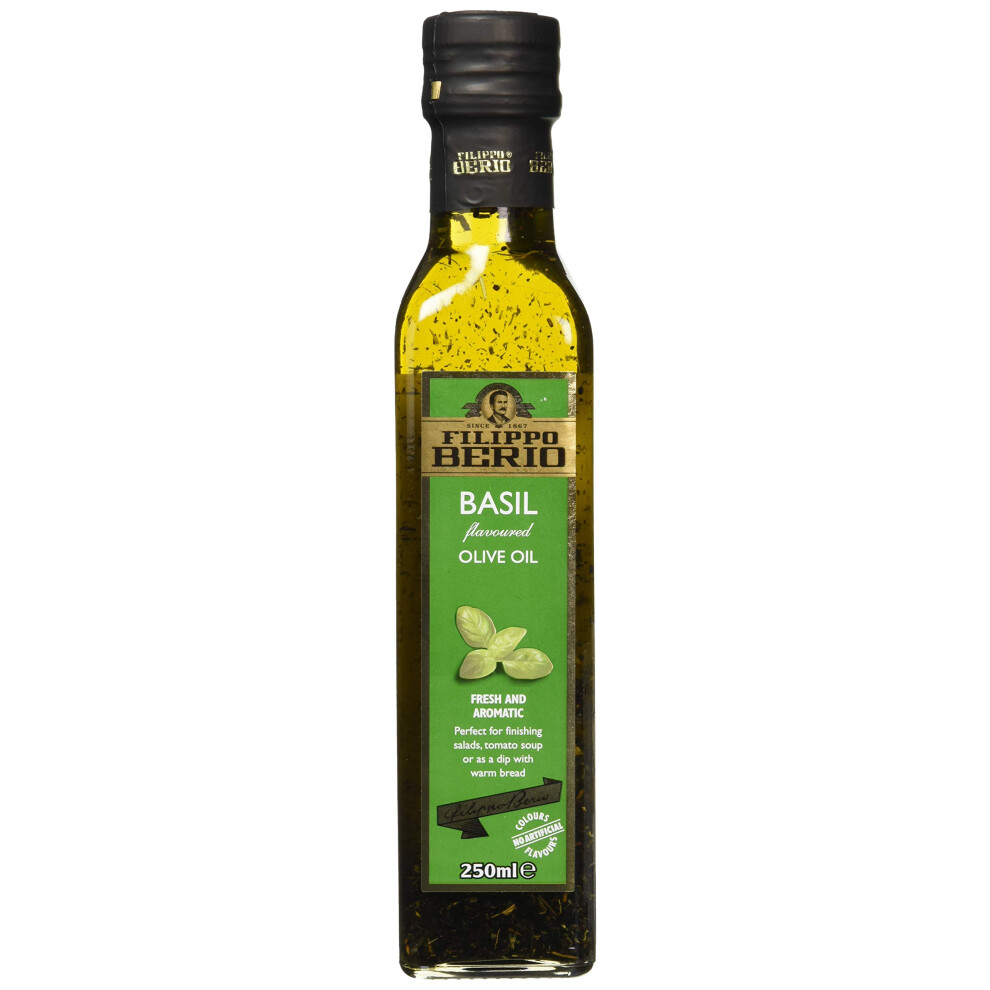 Filippo Berio Basil Flavoured Olive Oil 250