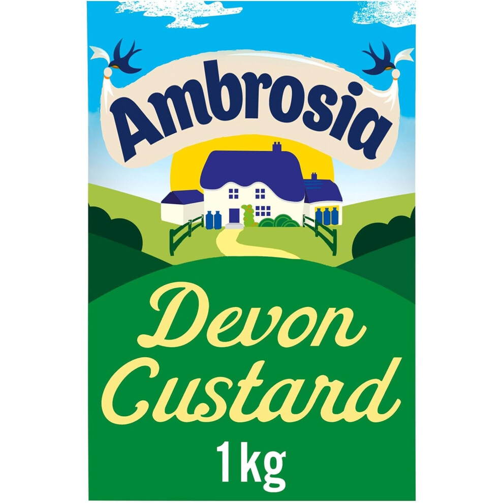 Ambrosia Devon Custard Traditional Recipe Creamy Readytoeat Dessert 1 Kg Fa