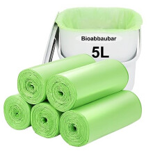 Biodegradable Bin Bags 120 Pieces Aievrgad 5L12 Gallon Small Bin Liners Fo