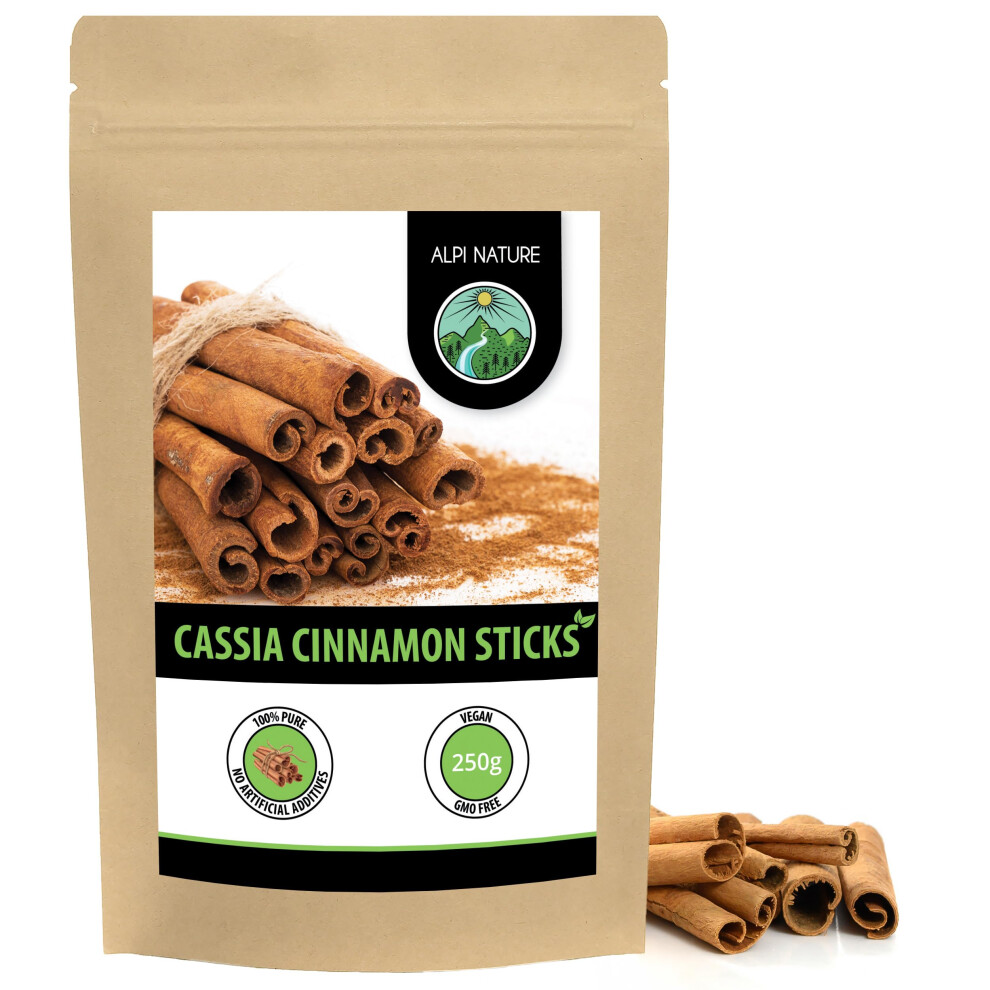 Alpi Nature Cinnamon Sticks 250G 88 Oz Cassia Bark Quills 60Mm Approx 7577